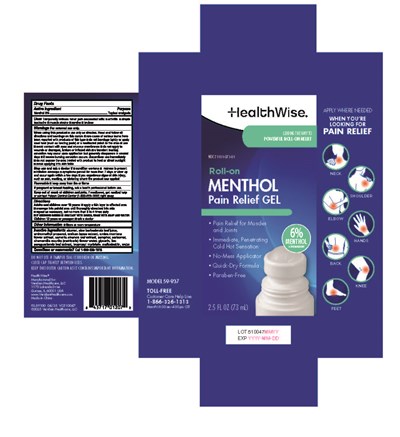 Label (92 59100 0425 Pkg Menthol Roll On For Daily Med)